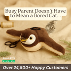 Plush flapping bird cat toy hero image