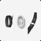 Alarm band and magnetic charging connection