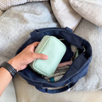 Travel Pill Organizer Bag — Mint Green product view 2
