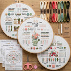 3-Pack Set embroidery starter kit
